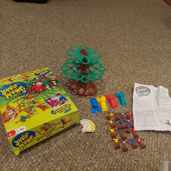 pressman Other - Jumpin Monkeys Game~ Catapult all your Monkeys into the Tree First